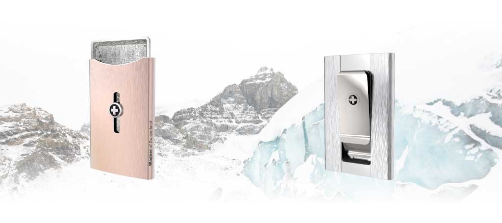 SWISS WALLET ICE Cardholder with Moneyclip