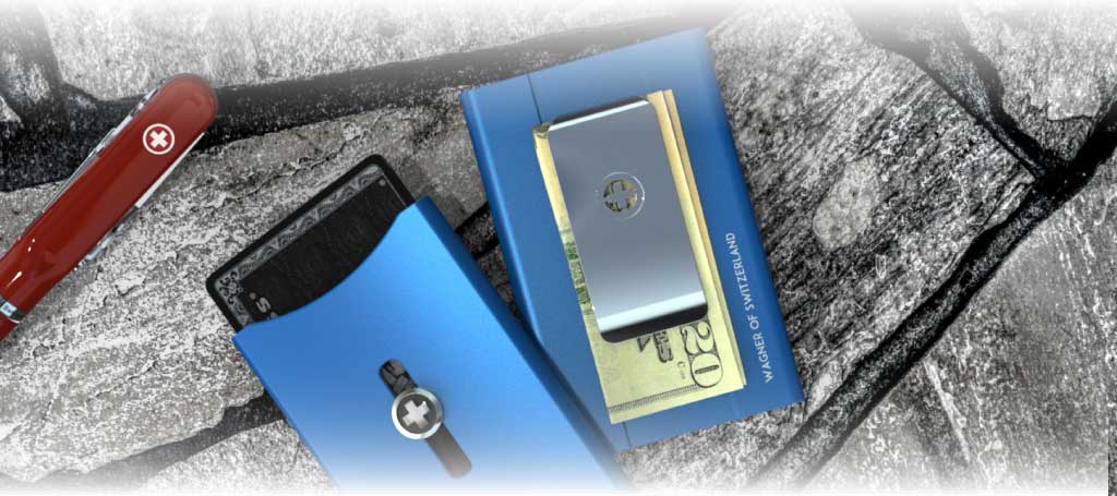 SWISS WALLET ORIGINAL Cardholder with Moneyclip