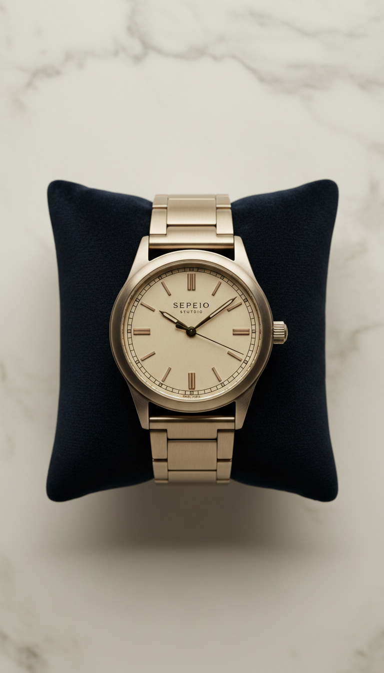 Sepia Silver Studio Heritage Watch