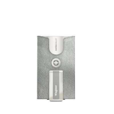 GENEVA WALLET for OTTERBOX uniVERSE Case System, Silver Leather