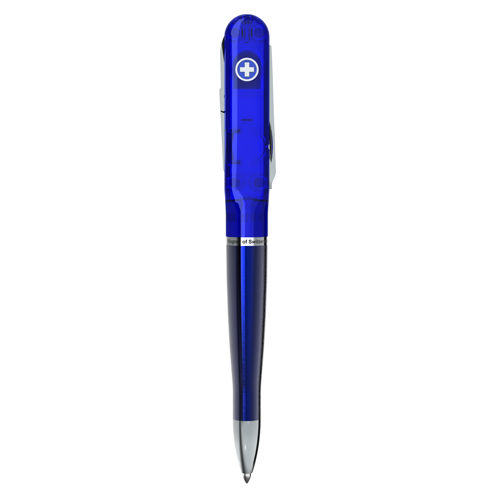 SWISS PEN, original Victorinox Tool, lacquered blue